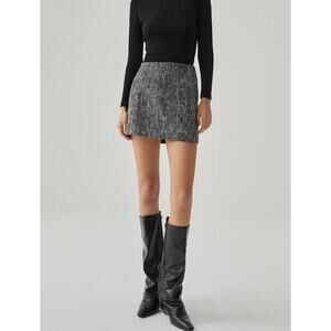 NWT Commense Tweed Mini Skirt